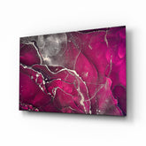 Abstract Depth Glass Wall Art.